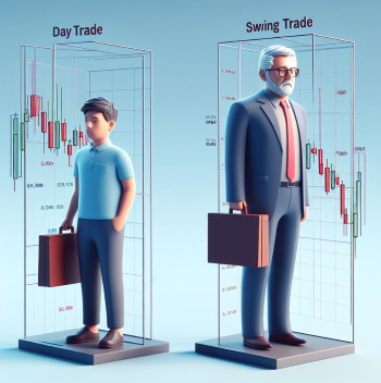 imagem ilustrativa de investidor day trade e investidor swing trade